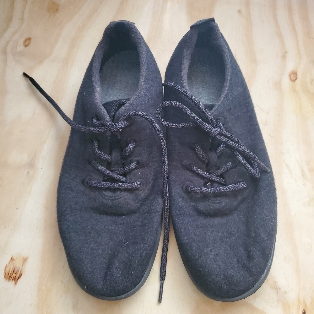 Allbirds men wool running shoes gray